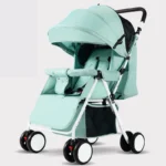 Portable Baby Stroller Folding Baby Carriage Ultra Lightweight And Convenient Can Sit Lie Baby Simple Child Mini Four Wheel Cos