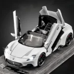 1/24 Maserati MC20 Cabrio Alloy Sports Car Model Diecast Metal Track Racing Car Vehicles Model Sound and Light Children Toy Gift