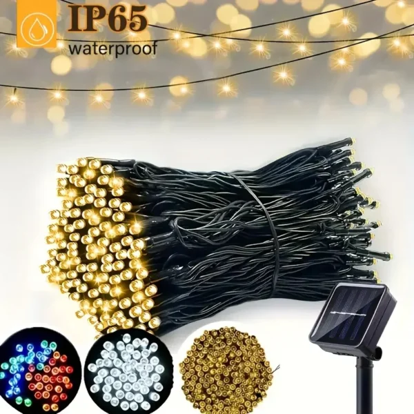 În aer liber Solar Light String LED Decoratiuni de Craciun, lumina String Solar Fairy Light Garden Crăciun Decoratiuni Light