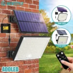 400/344/172LED Solar Security Lights Outdoor Motion Sensor Solar Powered Flood Lights Waterproof Remote Yard Patio Garden