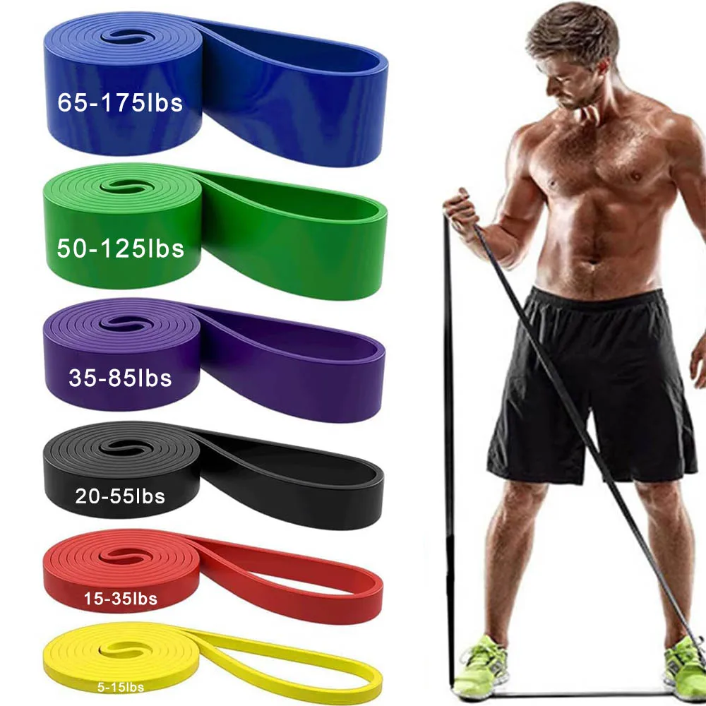 kf-S49ddea2e27e048099e333443e3c311395 Pull Up Bands Resistance Bands for Working Out Exercise Bands Home Gym Workout Fitness Equipment Muscle Training - Imagine 1