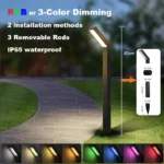 Lumini solare în aer liber Solar Garden Light LED Landscape Lighting IP65 Waterproof Pathway Lawn Lamp Decor pentru Walkway Patio Yard
