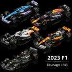 Bburago 1:43 2023 F1 Model RB19 W14 SF23 C43 A523 AMR23 Racing Alloy Car Toy Red Bull Mercedes Alfa Romeo Apline