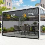 Clear Tarps Heavy Duty UV Protection Waterproof Translucent Sun Shade PVC Tarpaulin for Greenhouse Patio Garden Porch Pavilion