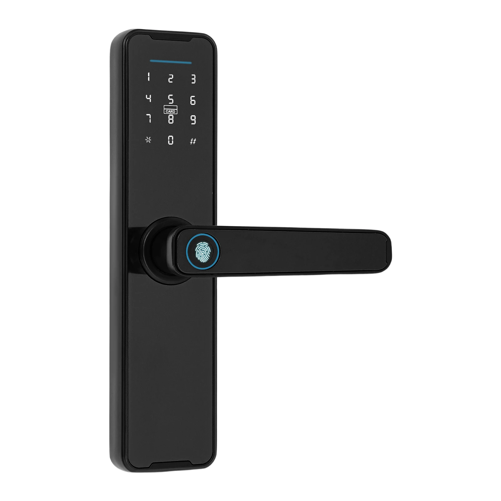 kf-S9191daad87794721a79cd7b5176e0ffaq Tuya App Wifi Connectivity Smart Fingerprint Lock with Handles Hotel Room Lock Office Combination Lock - Imagine 1