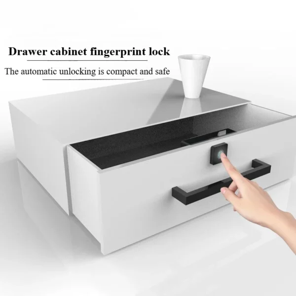 Semiconductor Fingerprint Drawer Lock Smart Home Office Desk Cabinet Lock