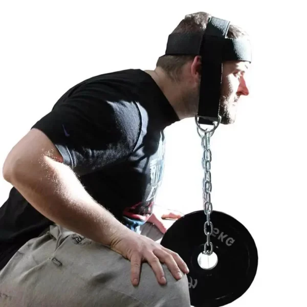 Adjustable Neck Power Training Strap Head Harness for Body Strength Exercise Weight Bearing Cap for Gym Fitness Training