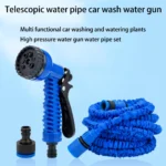 25FT-200FT Expandable Magic Hose Lightweight Design Durable Materials 7 Water Spraying Functions Gun Home Garden Watering Tools