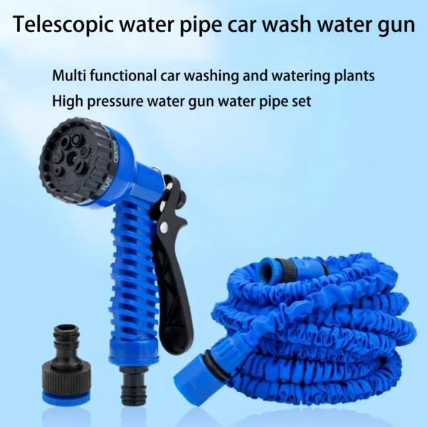 25FT-200FT Expandable Magic Hose Lightweight Design Durable Materials 7 Water Spraying Functions Gun Home Garden Watering Tools