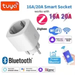 Zigbee 3.0 WiFi Smart Plug EU Socket Timer Adaptor Outlet 16A/20A Power Monitor APP Voice Control Tuya Alexa Google Home Alice