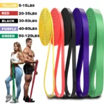 5~120lbs Fitness Resistance Band Boxing Agility Training Workout Gym Equipment Yoga Pilates Accessories Rubber Band Home Gym