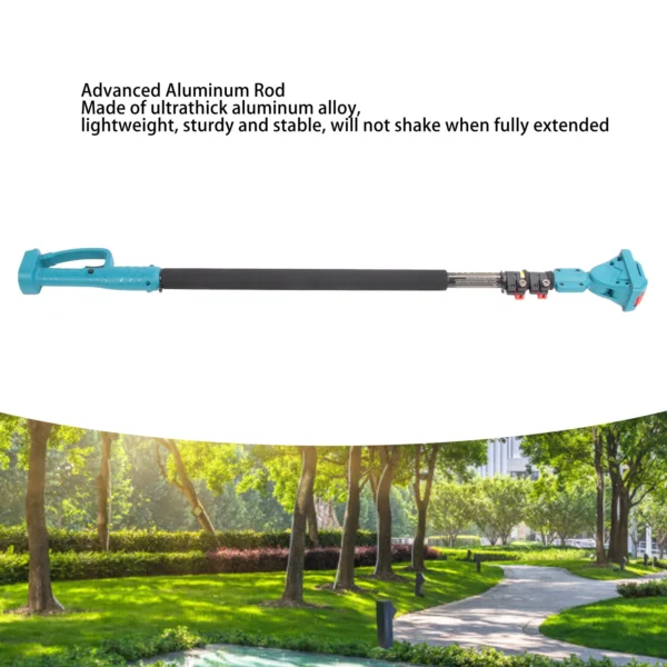 Electric Pruning Extension Pole Reglabil Head Angle Lightweight Telescoping High Strength Cordless Pruner Pole for Garden