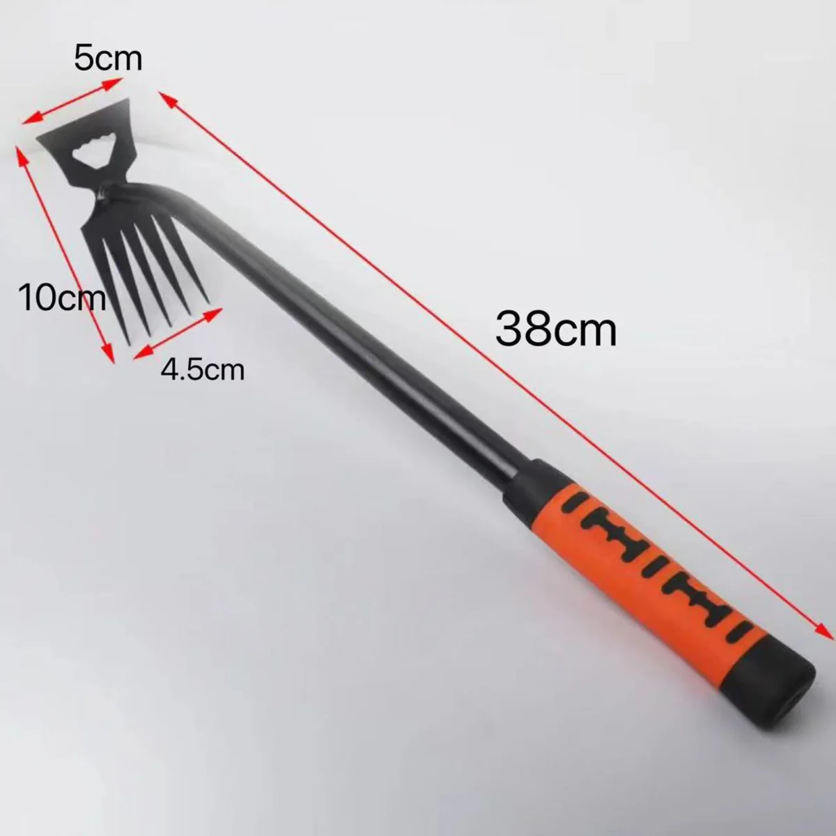 Metal Weed Cleaning Shovel 2 In 1 Garden Rake Stainless Steel 5/6/8/11 Teeth Dual Headed Weeding Tool For Gardening Weeding Tool - Imagine 5
