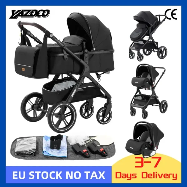Baby stroller 3 in1,four wheel stroller,2 in 1 baby car,Lightweight strollers,Mutifunction Strollers,baby carriage,Poussette