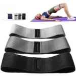 Fabric Resistance Hip Booty Bands Glute Thigh Elastic Workout Bands Squat Circle Stretch Fitness Strips Loops Yoga Gym Equipment