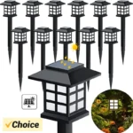 Outdoor Solar Lights Garden Lights Solar Powered Lamp Lantern Waterproof Landscape Lighting Pathway Yard Lawn Garden Decoration