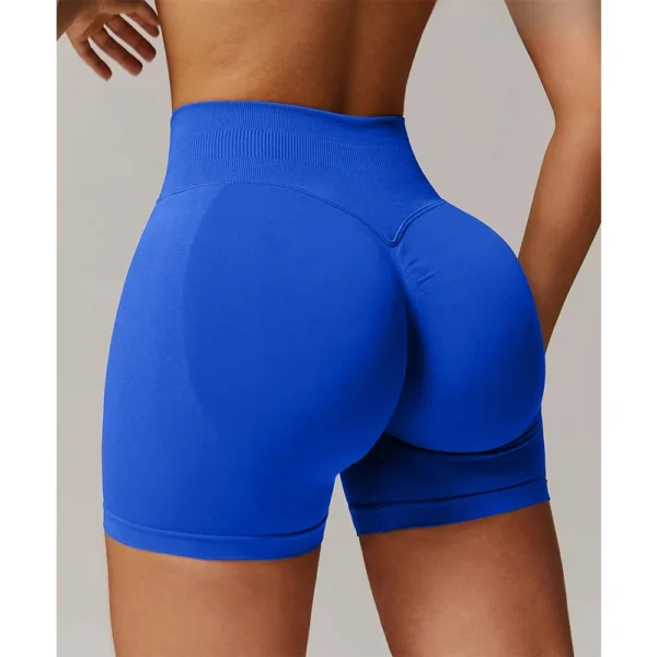 Shorts Pro Solid Seamless Half Pants Women Soft Fitness Outfits Yoga Pants Gym Running Bike Wear