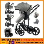 Baby Stroller 3 in 1 Baby Strollers with Four Wheels Baby Cars Baby Carriage Buggies Stroller Mother kids Baby Newborn Car seat