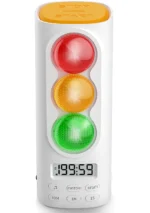 New Smart Traffic Light Visual Timer Audio Digital LCD Display for Kids Classroom Home Kitchen Game Countdown Timer Visual Timer