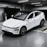 1:32 2025 Model Y SUV Alloy Car Model Diecasts Metal Toy Car Vehicles Model Simulation Sound and Light Collection Childrens Gift