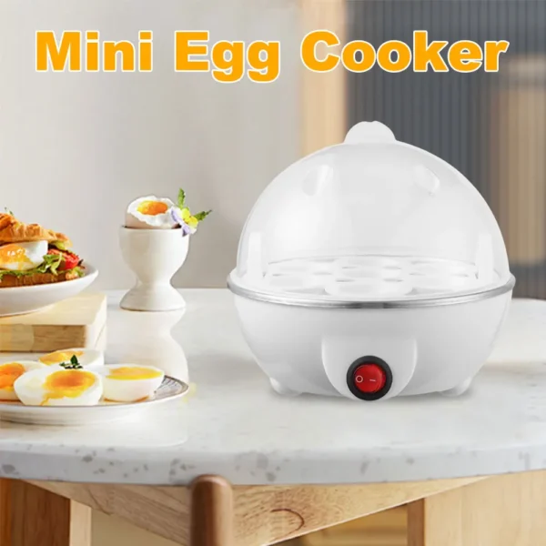 Egg Cooker Auto Shut-Off Boiled Egg Machine Multi-Functional Smart Egg Maker Egg Poacher for Hard Soft Boiled Eggs