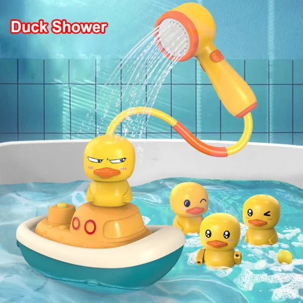Children's Baby Bath Toy Set Water Spray Shower Toys Duck Baby Shower Water Toys Balls Bathroom Baby Toys Bathtub Toys Gifts