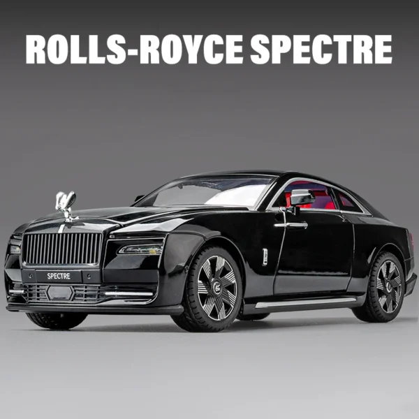 1:24 Rolls-Royce Spectre Alloy Model Car Toy Diecasts Metal Casting Sound and Light Pull Back Car Toy For Children Vehicle