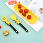 Mother Kids Things for Baby Complementary Feeding Utensils Children's Dishware Babies Cutlery Spoon Tableware Fork Stuff Solid