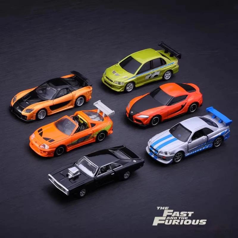 kf-S687a2f2c00574165ae9719c119a2aaffX TOMY Supra Nissan GTR Alloy Car Diecasts & Toy Vehicles Car Model Miniature Scale Model Car For Children - Imagine 1