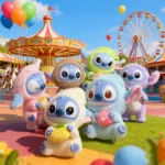 Stitch Eat Some Thing Before Sleep Series Cute Plush Doll Vinyl Blind Box Mystery Toy Gift for Adults