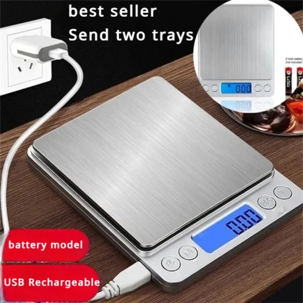 0.01g LCD Digital Jewelry Scale Smart Precision Electronic Pocket Portable Kitchen Food Scales Gram Weight Balance