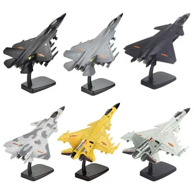 kf-S75056d702e50465aad766203f1f2ab5fB J10 J15 J30 J31 Su35 Su57 F16 F18 F35 B-2A SR-71 RQ-4 Simulation Fighter Jet Alloy Military Model Desktop Model Wall Ornament - Imagine 1
