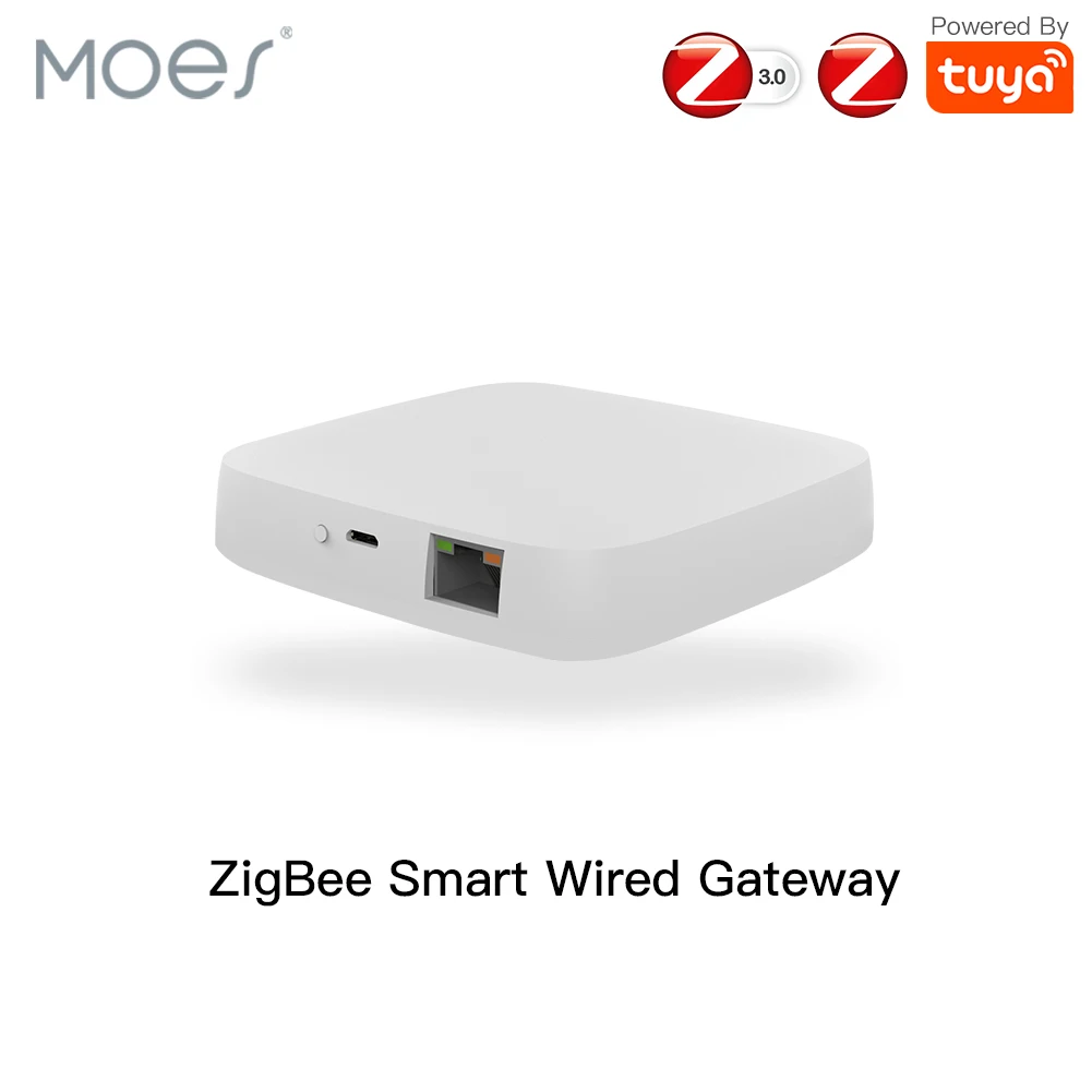 kf-S7d5f8e19f8c846e78d931166c16f6611X MOES Tuya ZigBee Wired Gateway Smart Hub Wired Remote Controller Mesh Smart Life APP Work With Alexa Google Home - Imagine 1
