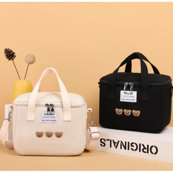 Cosoon Bear Mommy Bag Baby Feeding Bottle Cooler Bag Thermos for Children Thermal Infant Thermo Bottles Mother Kids