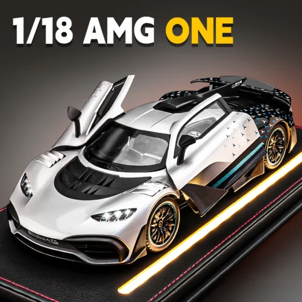 Simulation 1:18 Mercedes Benz AMG ONE Super Car Model Dieacst Toy Vehicle Collectibles Birthday Gifts Man Boy Miniature Voiture