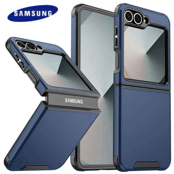 Luxury Original Official Slim Matte Protection Phone Case Samsung Galaxy Z Flip 7 6 5 4 For Wireless Charging Shockproof Cover