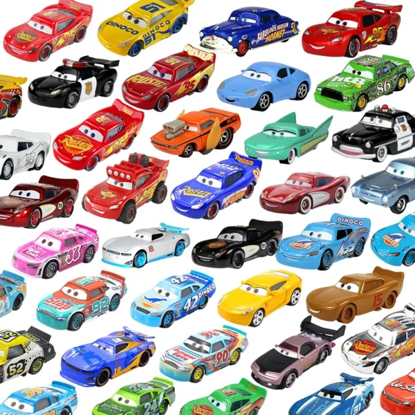 Disney Pixar Cars Toys Racing Car Lightning McQueen Jackson Storm The King Mater 1:55 Diecast Metal Alloy Model Toys Kids Gifts