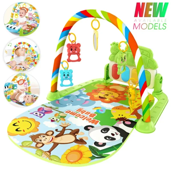 New Baby Activity Fitness Gym Rack 0-1 Year Old Newborn Educational Music Pedal Piano Toddler Toy Gift Mother and Child Supplies