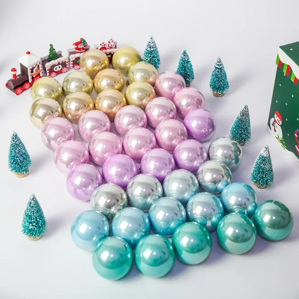40PCS 5CM Christmas Balls Christmas Tree Decoration Pendant for Ornaments Ball,Xmas Hanging Tree Pendants,Home Party Decor 2025