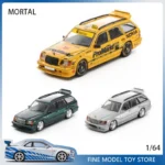 Mortal 1:64 Mercedes-Benz S124 T MODEII EVO2 Taxi Alloy Premium Diecast Car Model Vehicle Collectible