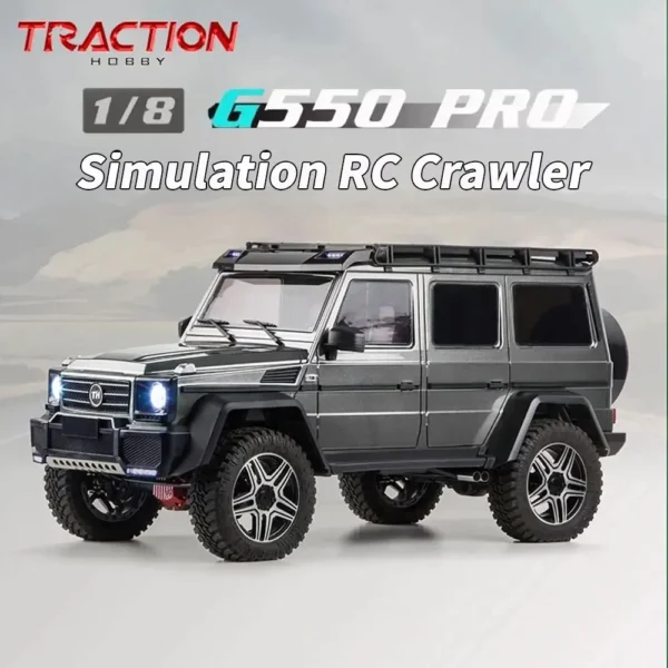 TRACTION HOBBY KM5 G550 Pro 4WD RC Crawler 1/8 Electric Remote Control Model Cars Adult Children's Toys