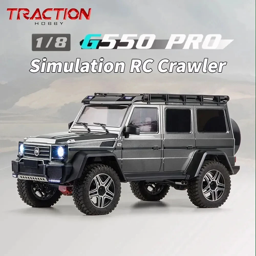 kf-Scfdcc5d93bd8499f98244827097d90c9h TRACTION HOBBY KM5 G550 Pro 4WD RC Crawler 1/8 Electric Remote Control Model Cars Adult Children's Toys - Imagine 1