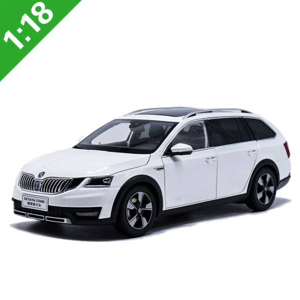 Original Box 1:18 High Meticulous Skoda OCTAVIA COMBI Alloy Model Car Static Vehicles For Collectibles Gift